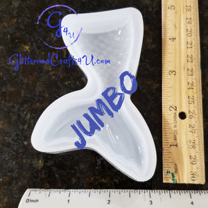 Jumbo Mermaid Tail Mold - CLEAR 5"x3.25"