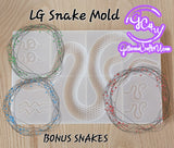 Lg 3D Snake Mold with extra snakes