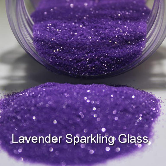 .008 Lavender Sparkling Glass (Matte Effect under Epoxy)