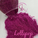 .008 Hex Ultra Premium Fine Metallic Polyester Glitter - Lollipop .008