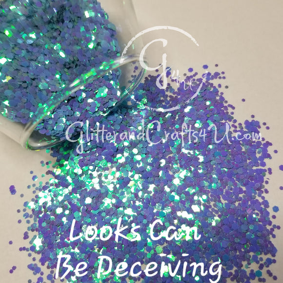 .094 & .062 Hex Ultra Premium Chunky Polyester Glitter Mix - Looks Can Be Deceiving