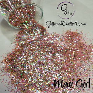 .040 Hex Ultra Premium Iridescent Color Shift Polyester Glitter - Maui Girl