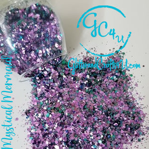 Color Shift Mix of Ultra Premium Polyester Glitters - Mystical Mermaid