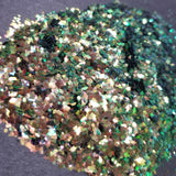 .040 Hex & Diamond Ultra Premium Fine Color Shift Iridescent Polyester Glitter Mix - Noble