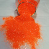 .015 Hex Ultra Premium Fine Iridescent Polyester Glitter - Oh Yeah Orange!