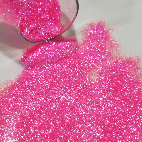 .015 Hex Ultra Premium Fine Iridescent Polyester Glitter - Passion Pink