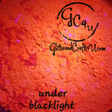 .094 & .062 Hex Ultra Premium FL Polyester Glitter Mix - Electrified Orange