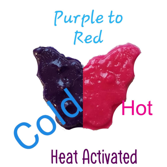 Thermochromic Pigment Powder - Heat Activated - Purple to Green