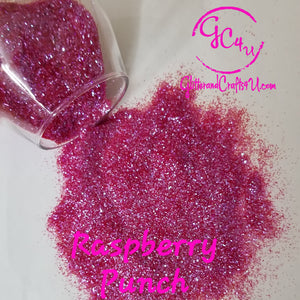 .015 Hex Ultra Premium Fine Iridescent Polyester Glitter - Raspberry Punch