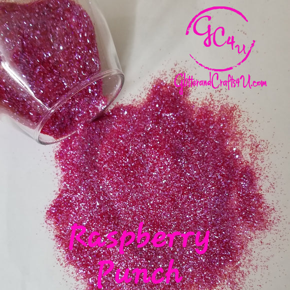 Metallic Raspberry .015 Hex Ultra Premium Metallic Polyester Glitter - Raspberry Punch ...