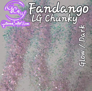 Lg Chunky Glow in the Dark Glitter Mix - Fandango
