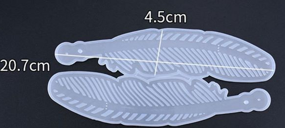 Feather Bookmark Mold