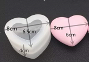 Puffy Heart Mold - Great Nail Prop