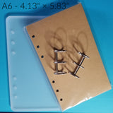 Notebook Mold A5 & A6 - Paper & Buckles sold separately