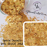 Ultra Premium Chunky Specialty Polyester Glitter -Space Jewels - 20K Gold
