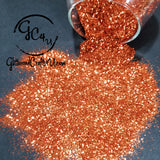 .015 Fine Polyester Glitter  - Spiced Orange
