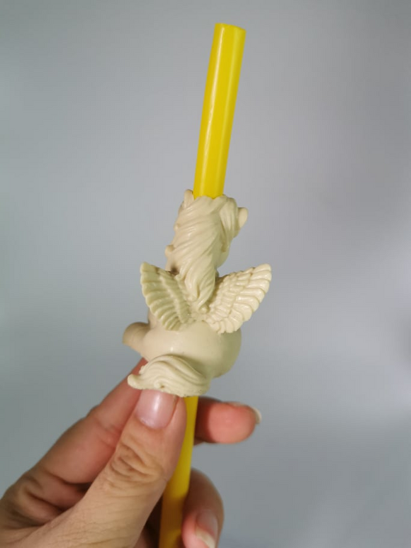 Unicorn with Wings Straw Topper