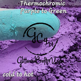 Thermochromic Pigment Powder - Heat Activated - Purple to Green