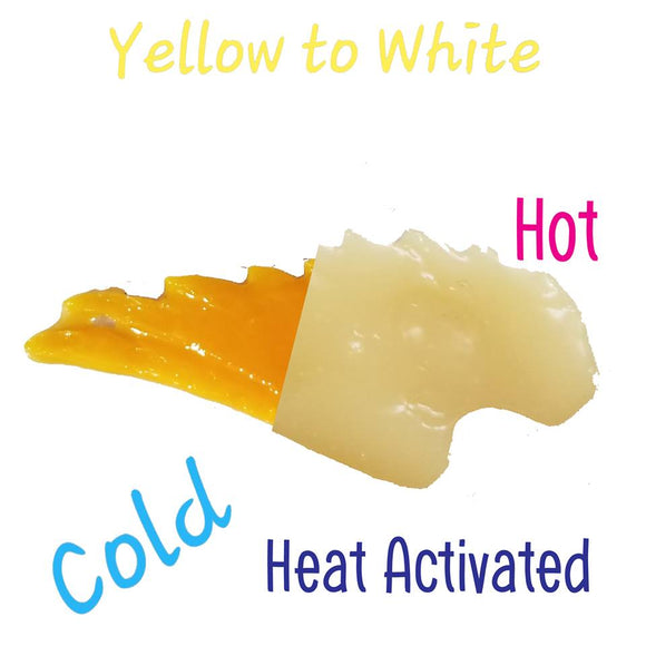 Thermochromic Pigment Powder - Heat Activated - Yellow to White