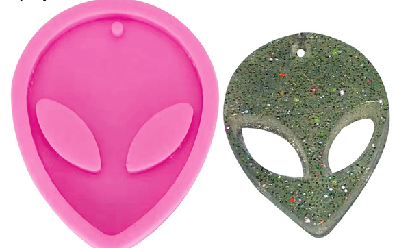 Alien Keychain  OR Alien Earring Mold