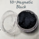 3D Magnetic Pigment Powder - Black