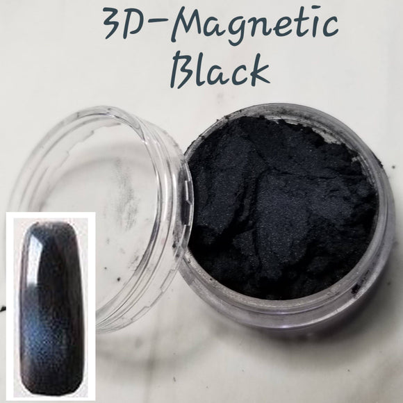 3D Magnetic Pigment Powder - Black