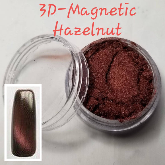 3D Magnetic Pigment Powder - Hazelenut