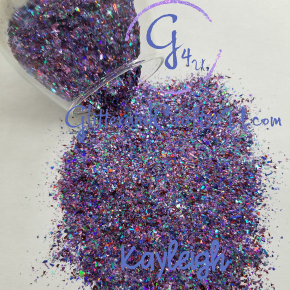Ultra Premium Holographic Polyester Glitter Pieces - Kayleigh