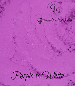Thermochromic Pigment Powder - Heat Activated - Purple to White